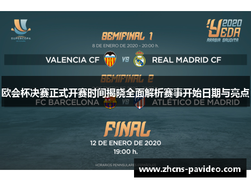 欧会杯决赛正式开赛时间揭晓全面解析赛事开始日期与亮点